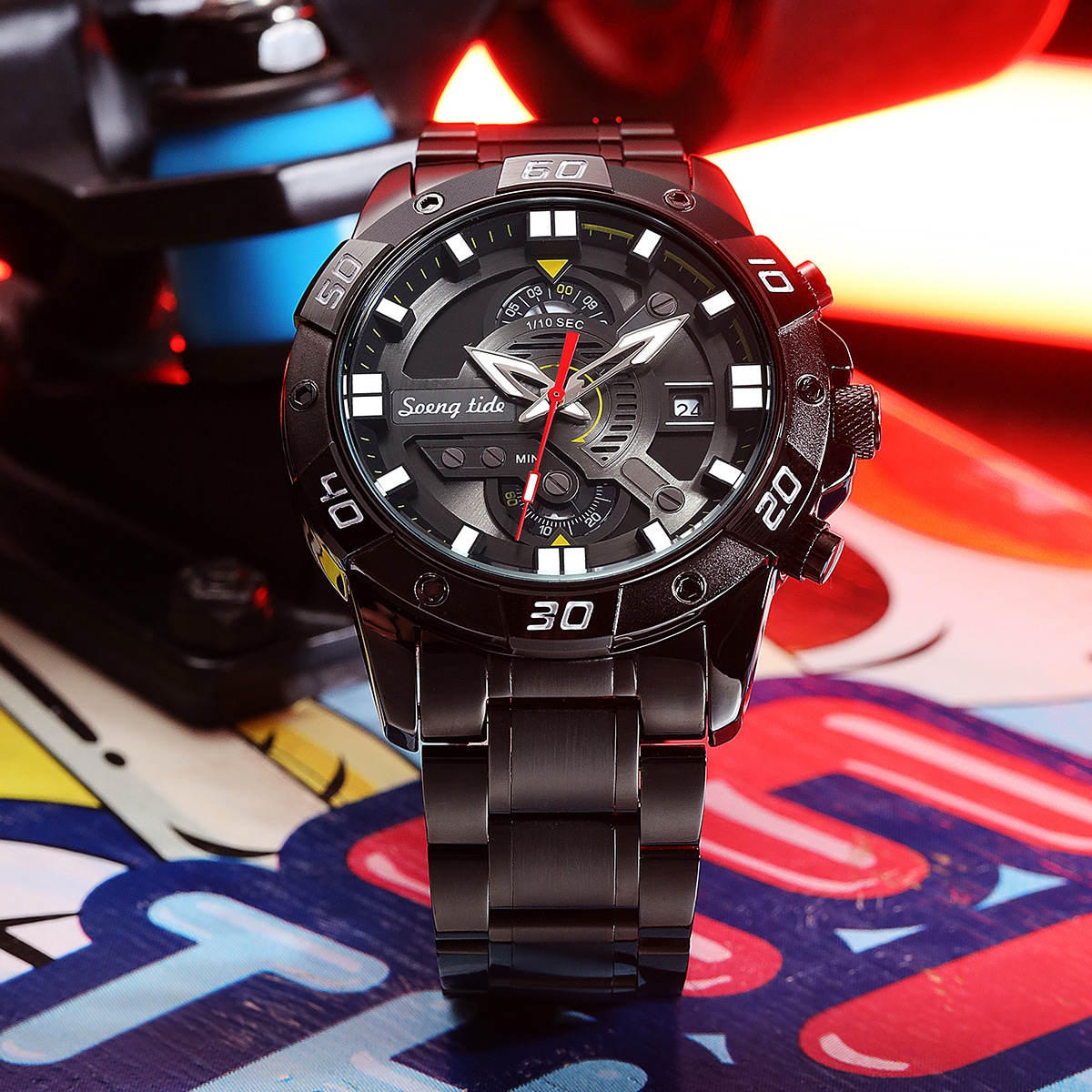 商玺/Soeng tide Soeng Tide U Series Trident Chronograph — фото 10