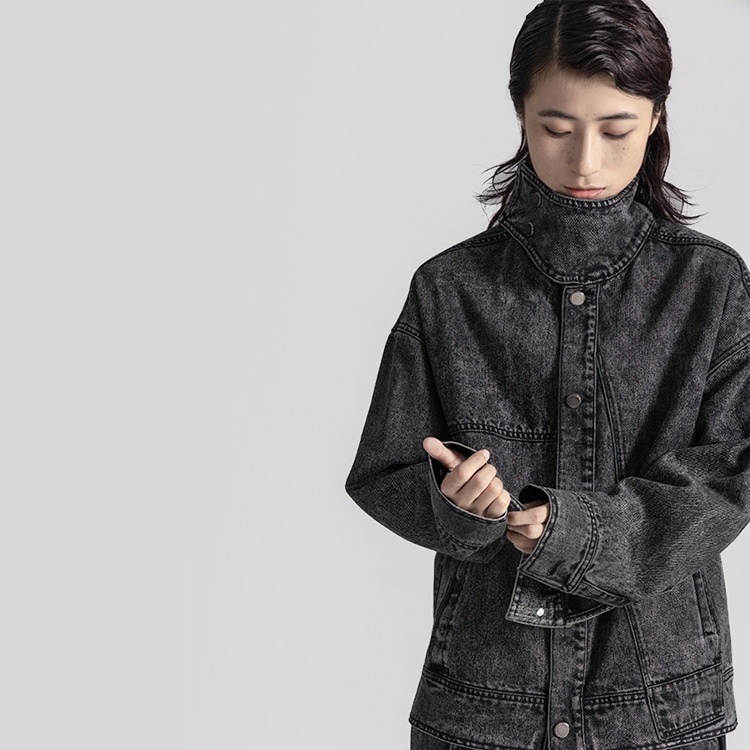 HUANXIANGZHE Huànxiàngzhě Denim Jacket Black — фото 5