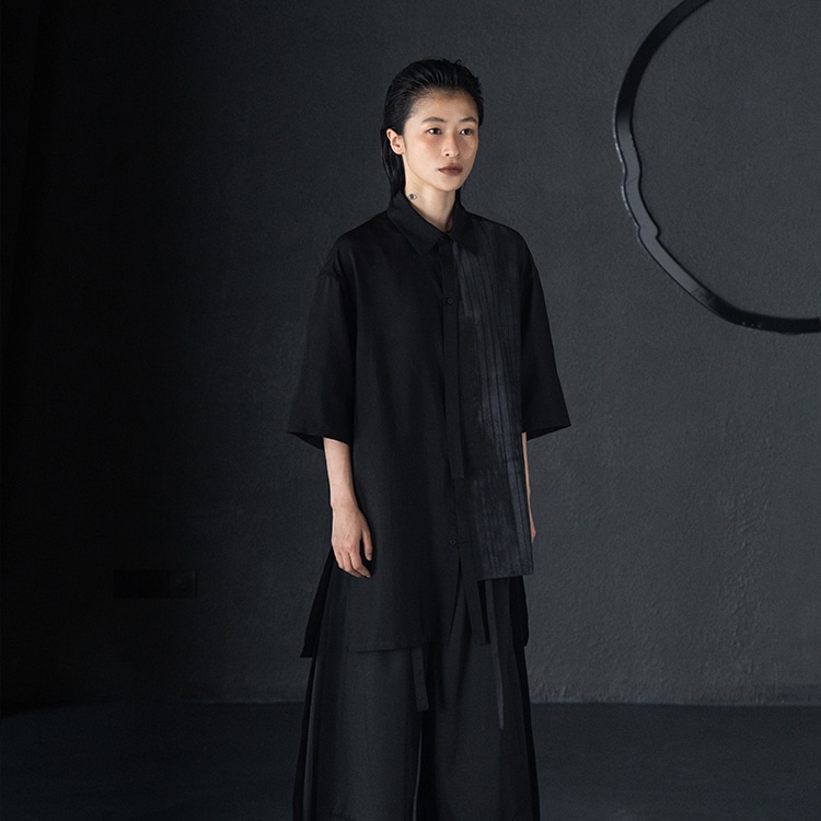 HUANXIANGZHE Huànxiàngzhě Black Shirt — фото 4