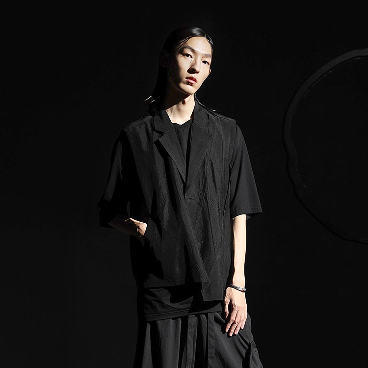 HUANXIANGZHE Huànxiàngzhě Black Vest — фото 2