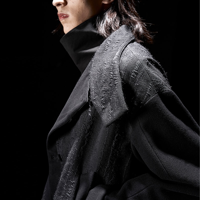 HUANXIANGZHE Huanzhe Wool Jacket Black — фото 6