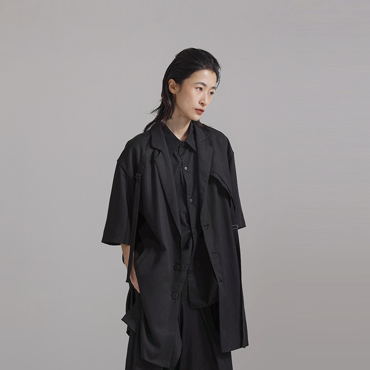 HUANXIANGZHE Huanzhe Black Shirt — фото 5