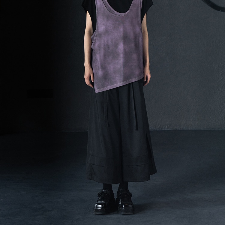 HUANXIANGZHE Huanzhe Wide Leg Pants Black — фото 2