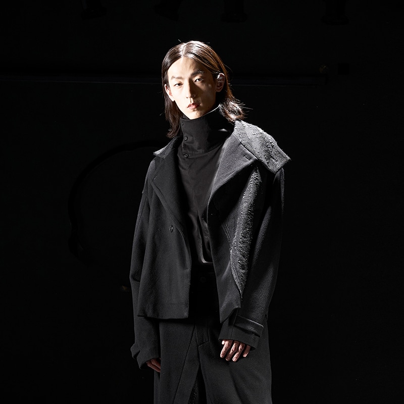 HUANXIANGZHE Huanzhe Wool Jacket Black — фото 3