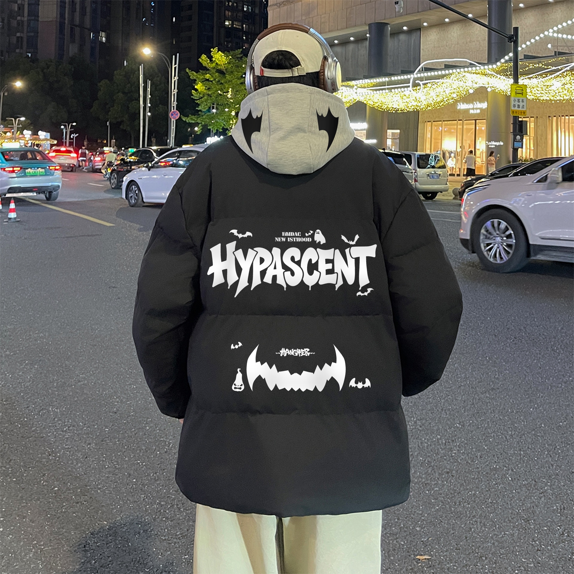 Hypascent Halloween Demon Smile Puffer Jacket — фото 3