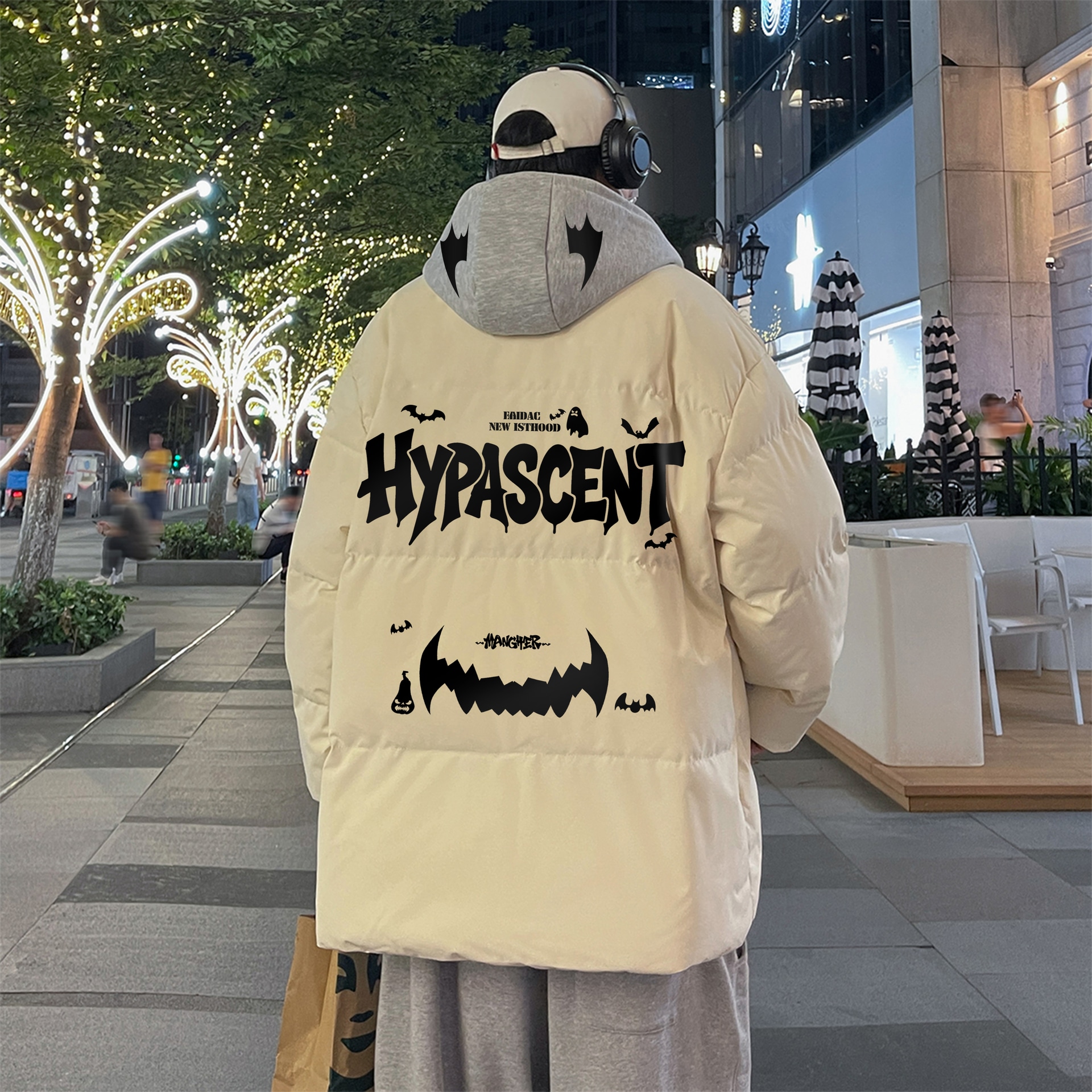 Hypascent Halloween Demon Smile Puffer Jacket — фото 8