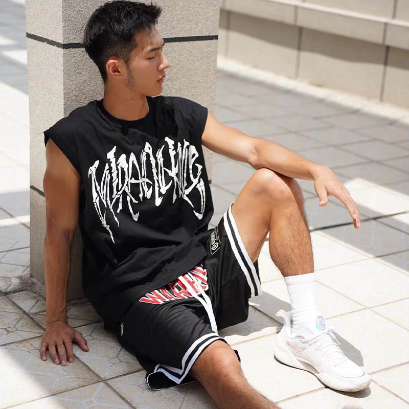Miracle Kill Skeleton Letter Print Sleeveless Vest — фото 11