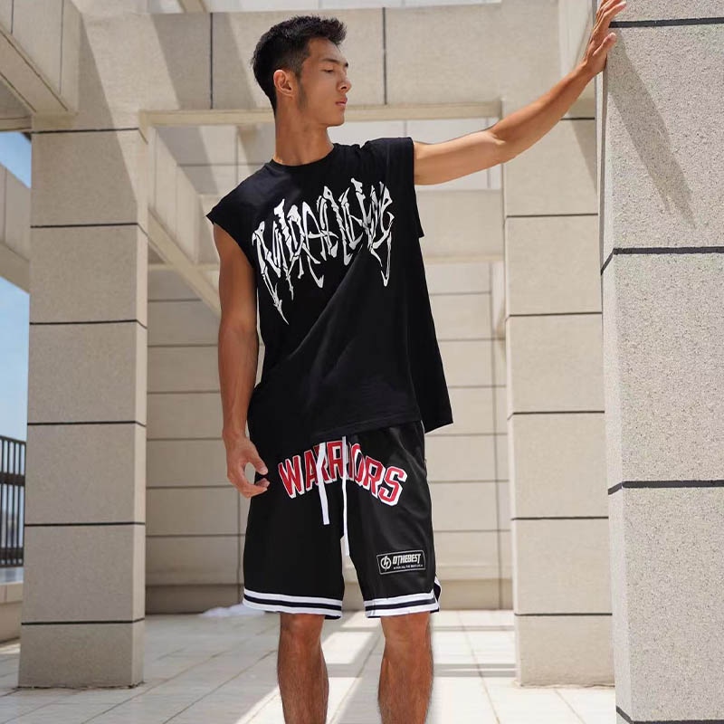 Miracle Kill Skeleton Letter Print Sleeveless Vest — фото 5