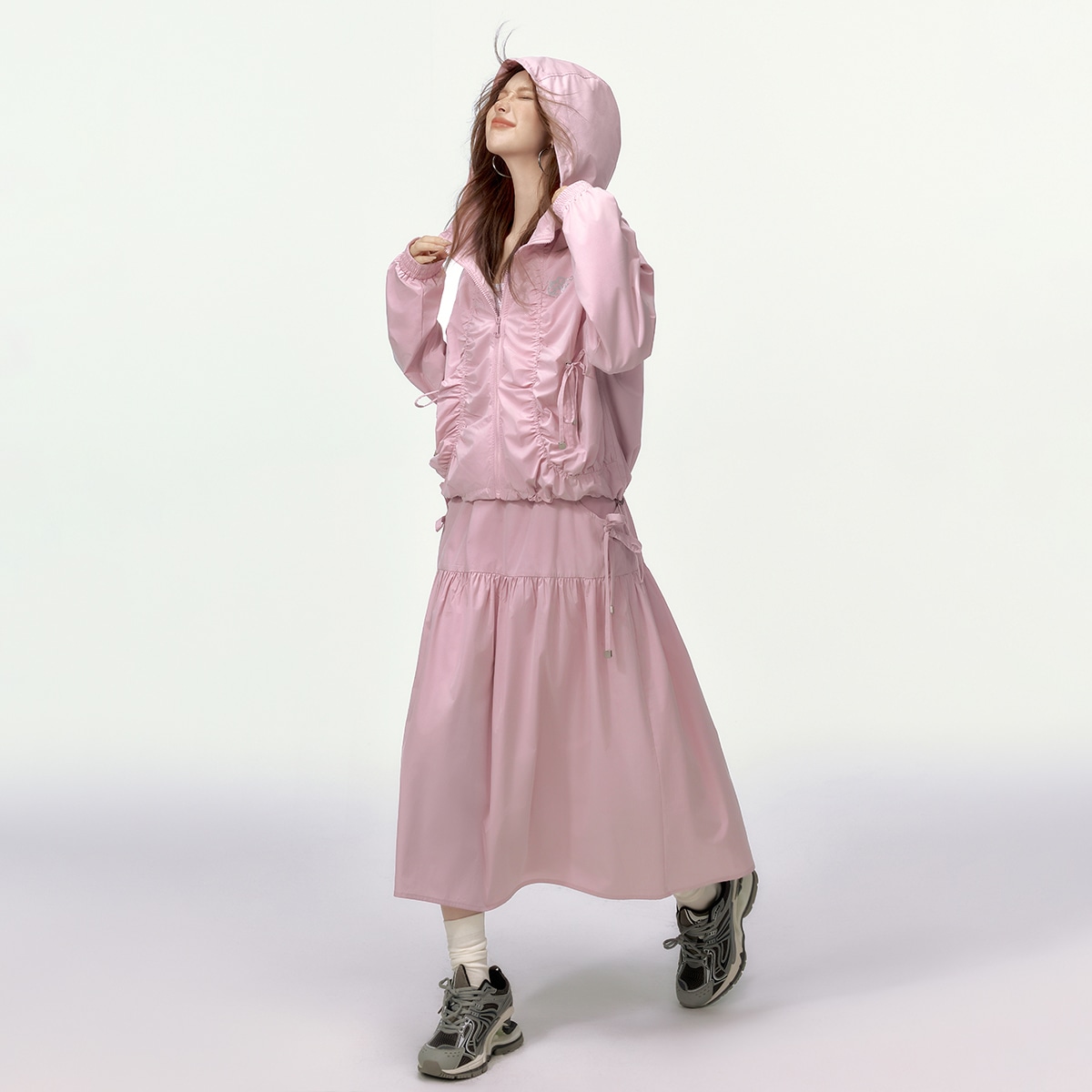 Eptison Woman Embroidered Hoodie Jacket — фото 10