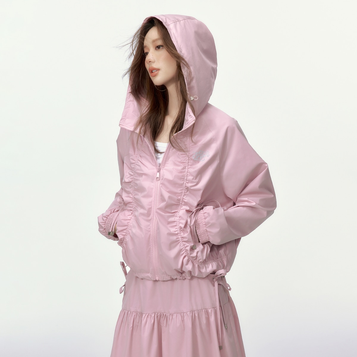 Eptison Woman Embroidered Hoodie Jacket — фото 9
