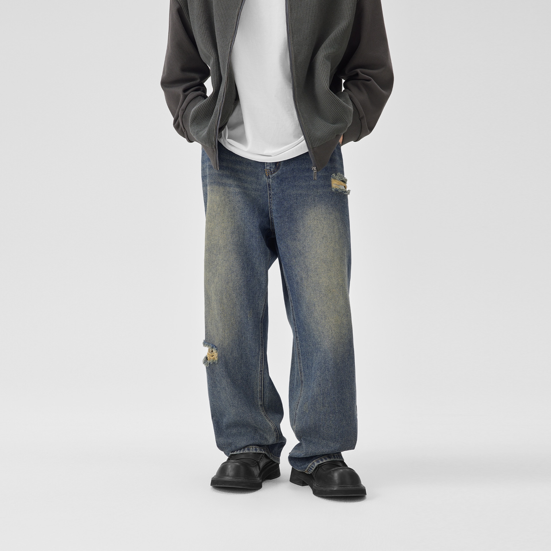 Bodydream Vintage Washed Distressed Jeans — фото 4