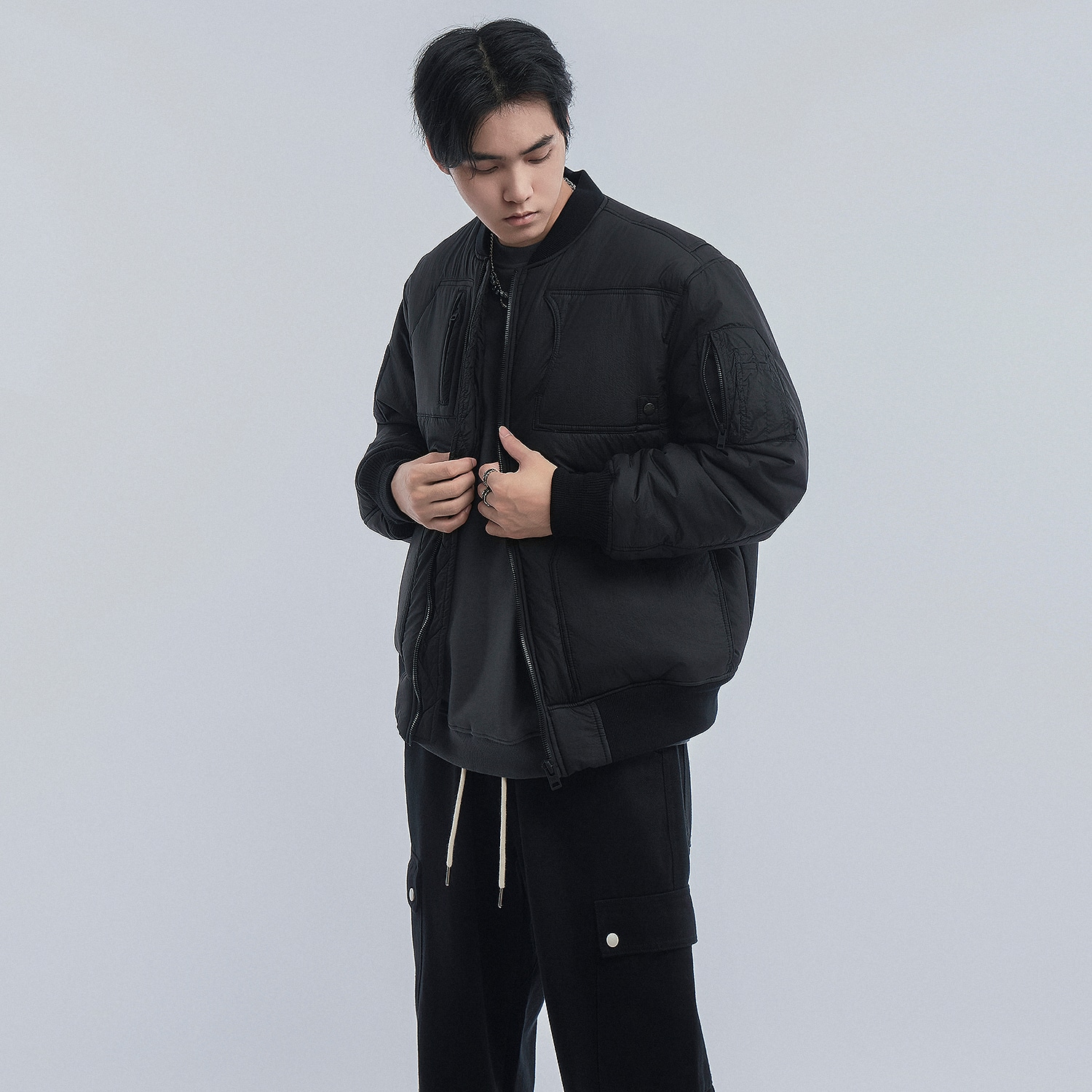 Vip Functional Series Bomber Jacket Black — фото 7