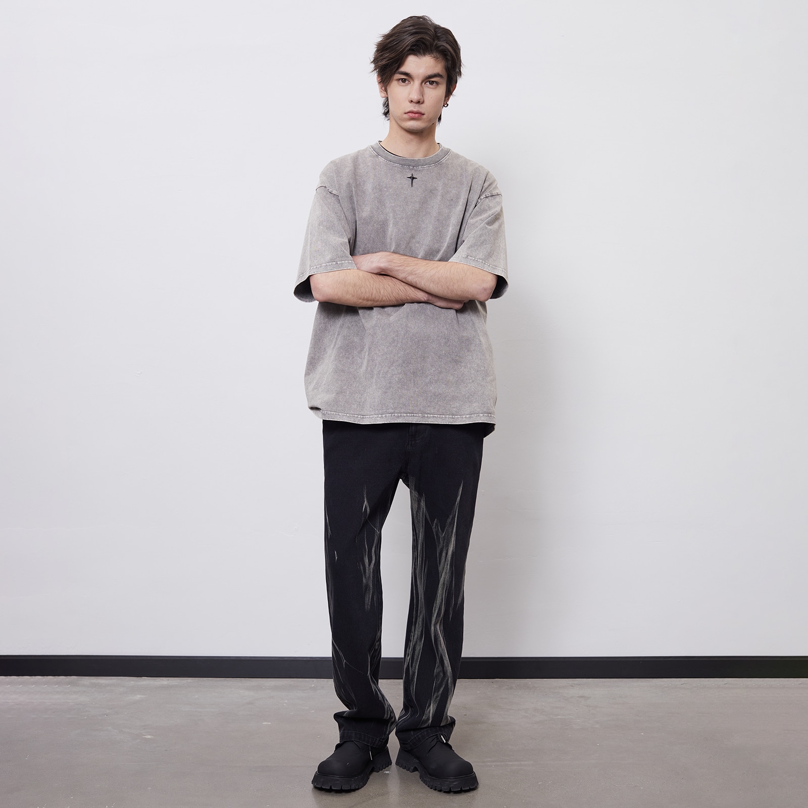 Paset Straight Jeans Black — фото 2