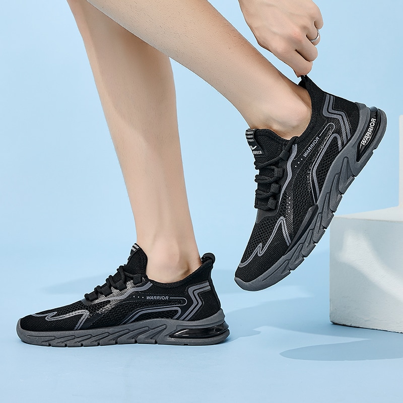 Warrior Black Running Shoes — фото 8