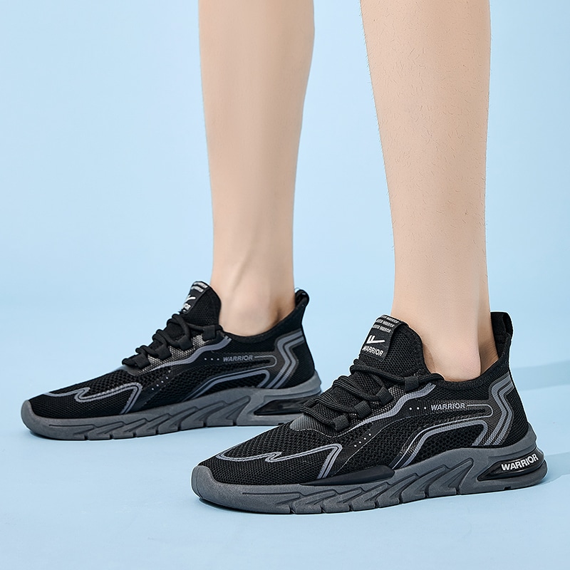 Warrior Black Running Shoes — фото 7