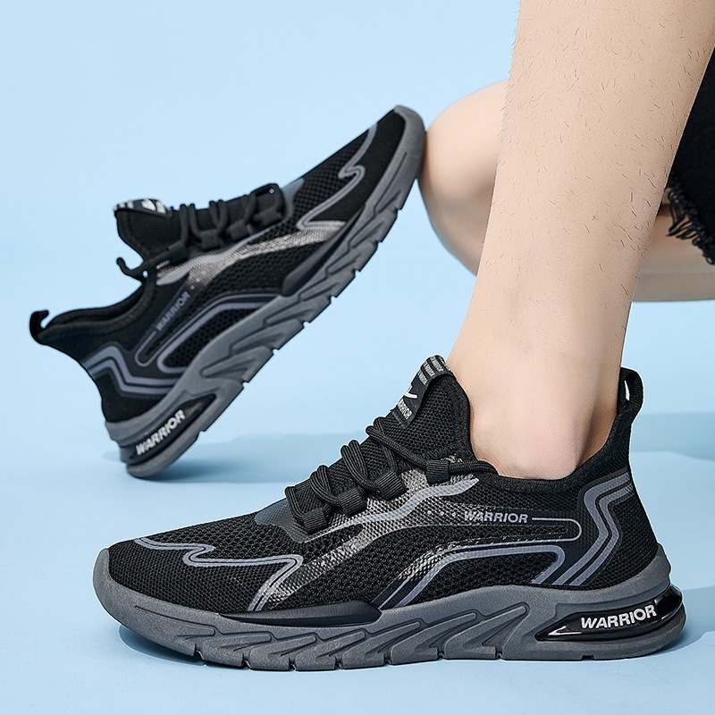 Warrior Black Running Shoes — фото 6