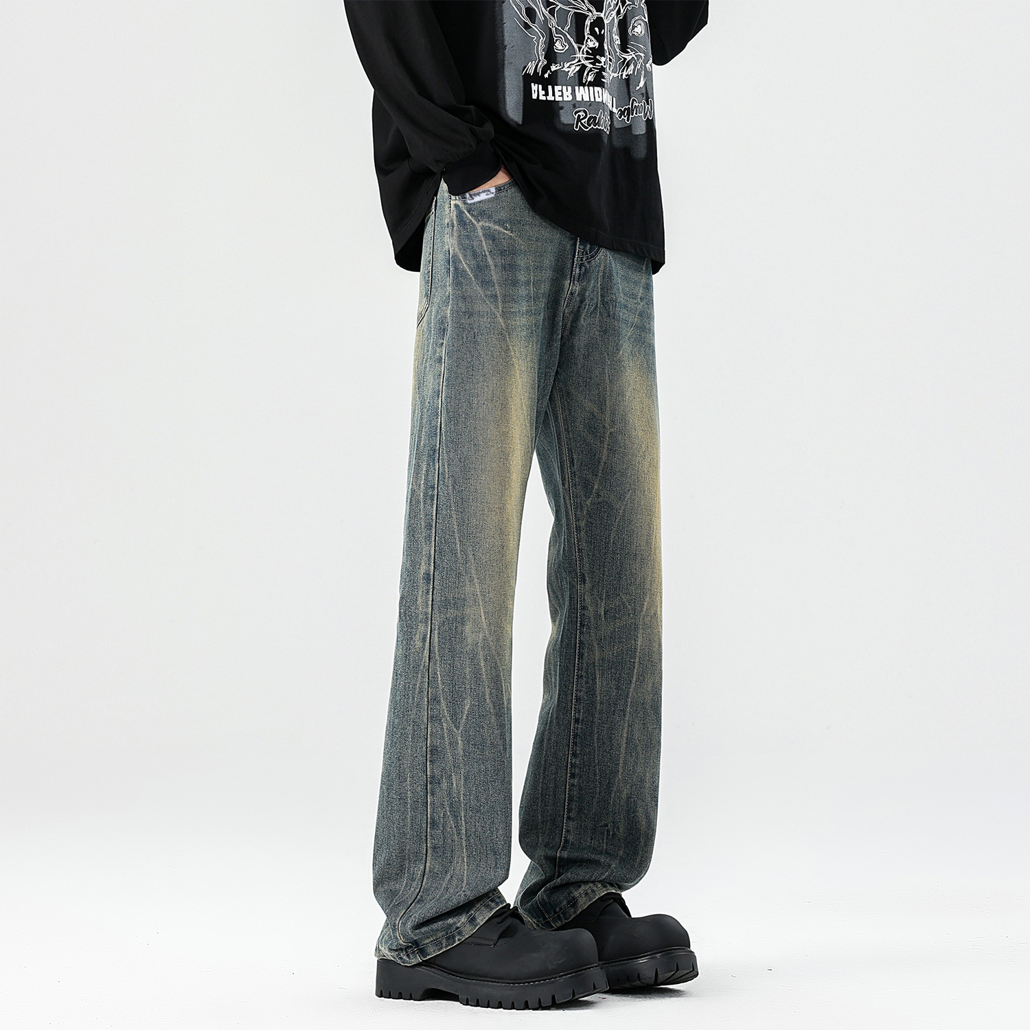 30Braid Vintage Lightning Denim Pants — фото 9