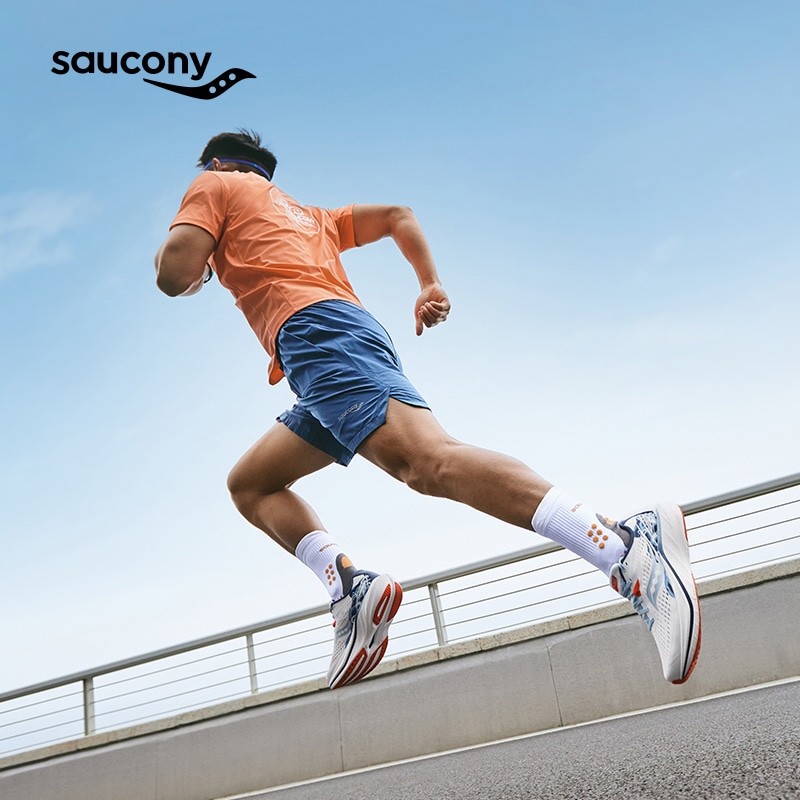 Saucony SLAY 2 White Blue — фото 8