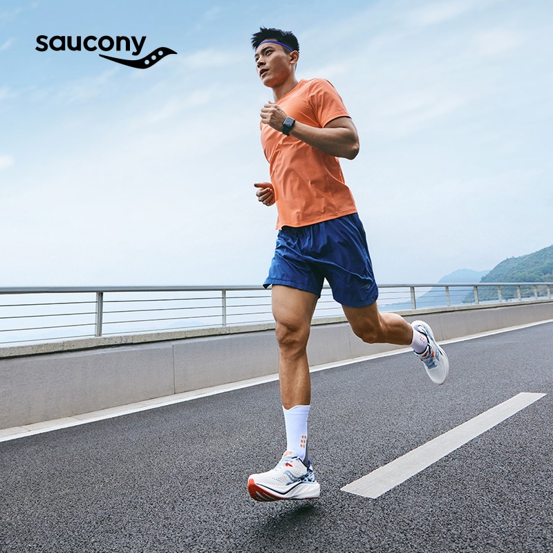 Saucony SLAY 2 White Blue — фото 9