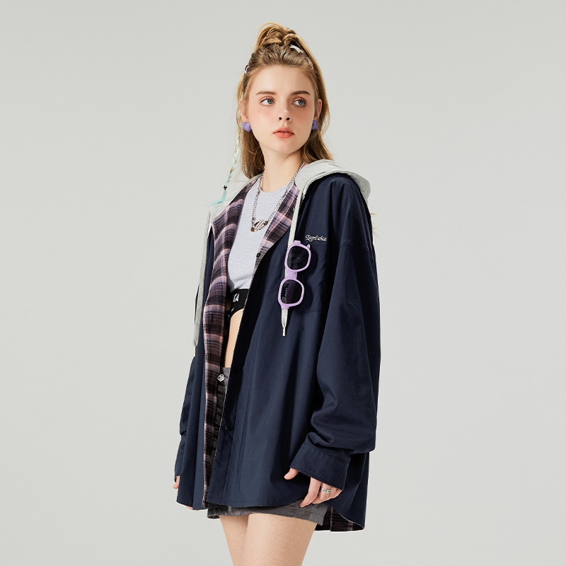 Lamlicka SS24 Hooded Jacket Purple — фото 8