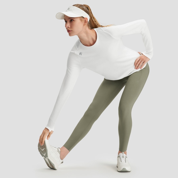 Descente Women's Running Long Sleeve Knit Top — фото 8