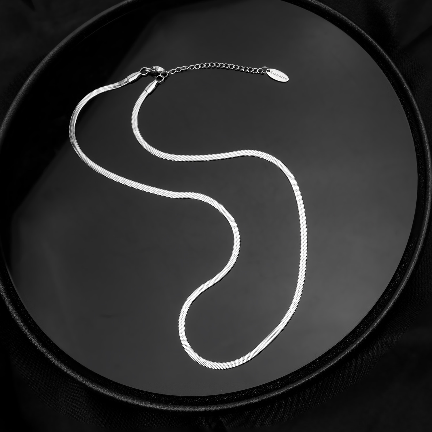 Cooraree Blade Cuban Chain Necklace Silver — фото 11