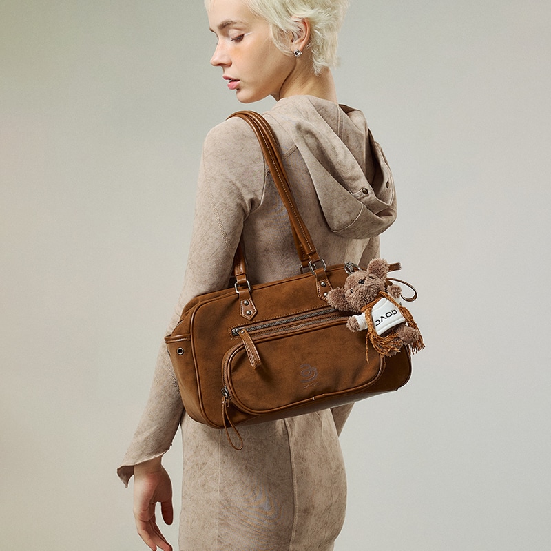 Jacd Boston Tote Sunburn Brown/Chocolate — фото 4