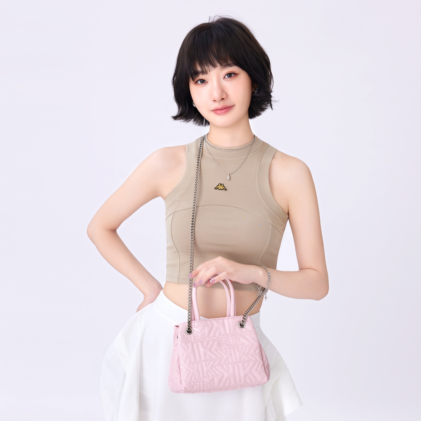 Kappa Bucket Bag Light Pink — фото 5