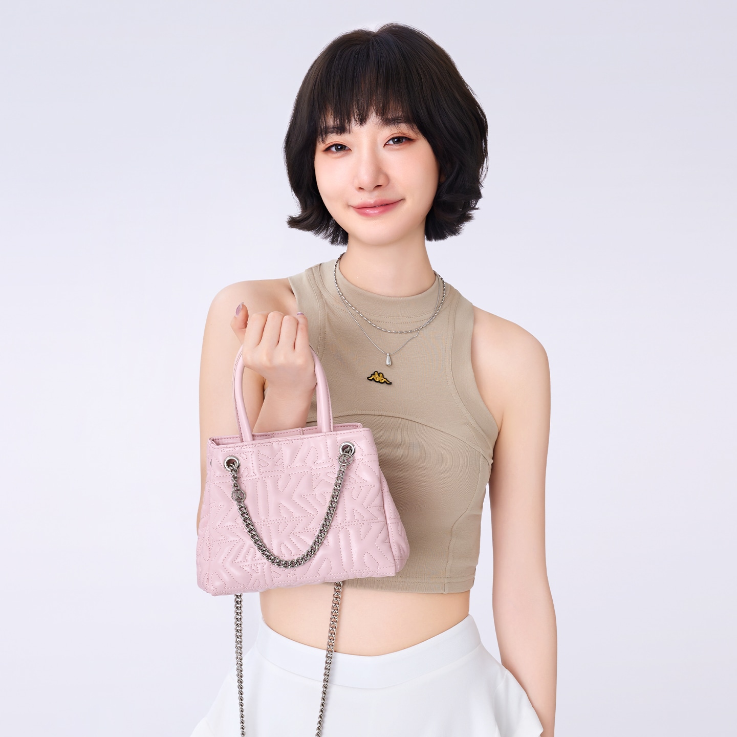 Kappa Bucket Bag Light Pink — фото 3
