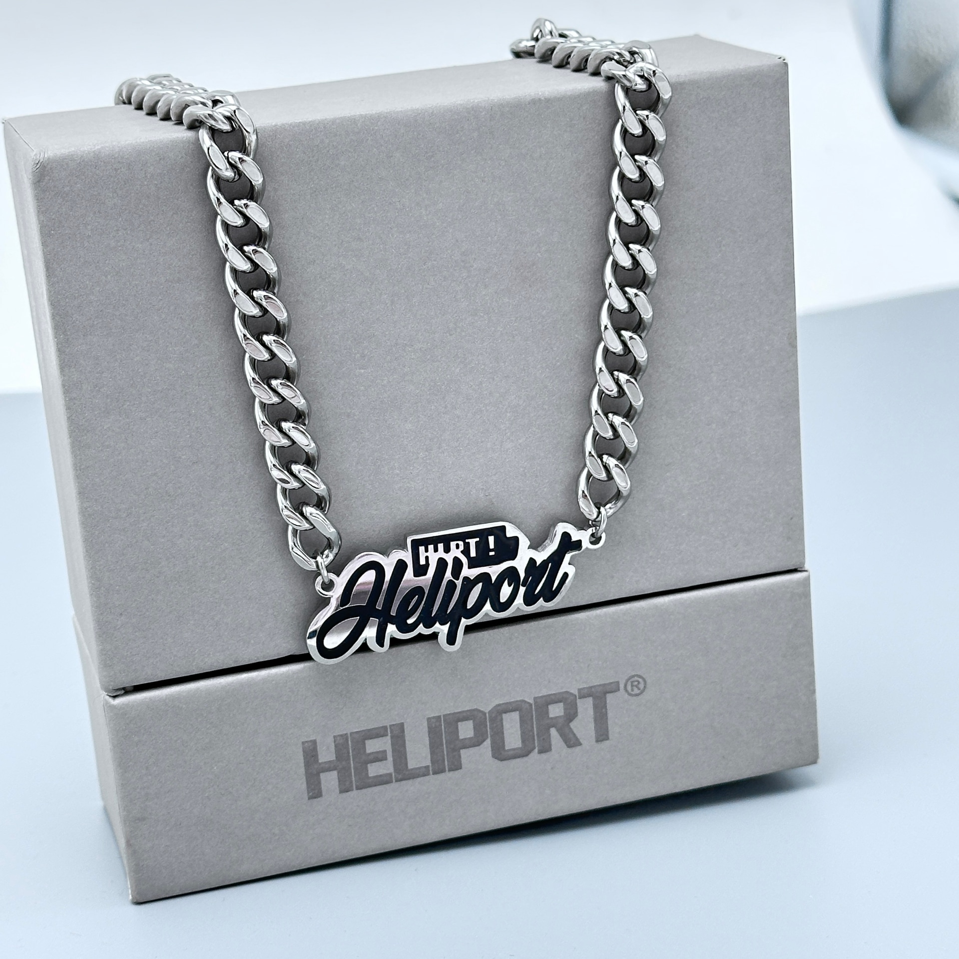 Heliport Аксессуары (Арт. XL0478-HELIPORT字母牌项链) — фото 7