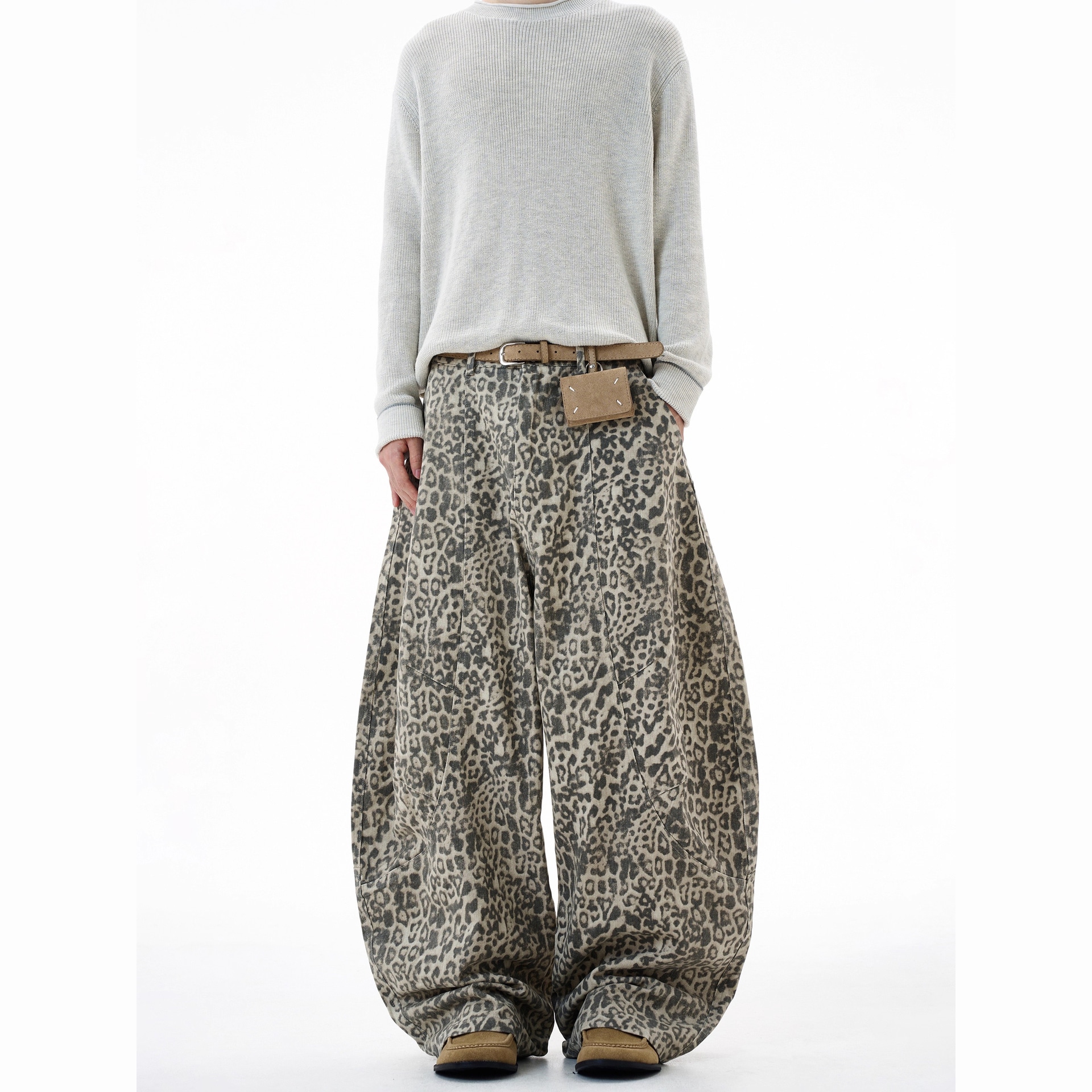 Stranger Lab Leopard Cargo Jeans — фото 7