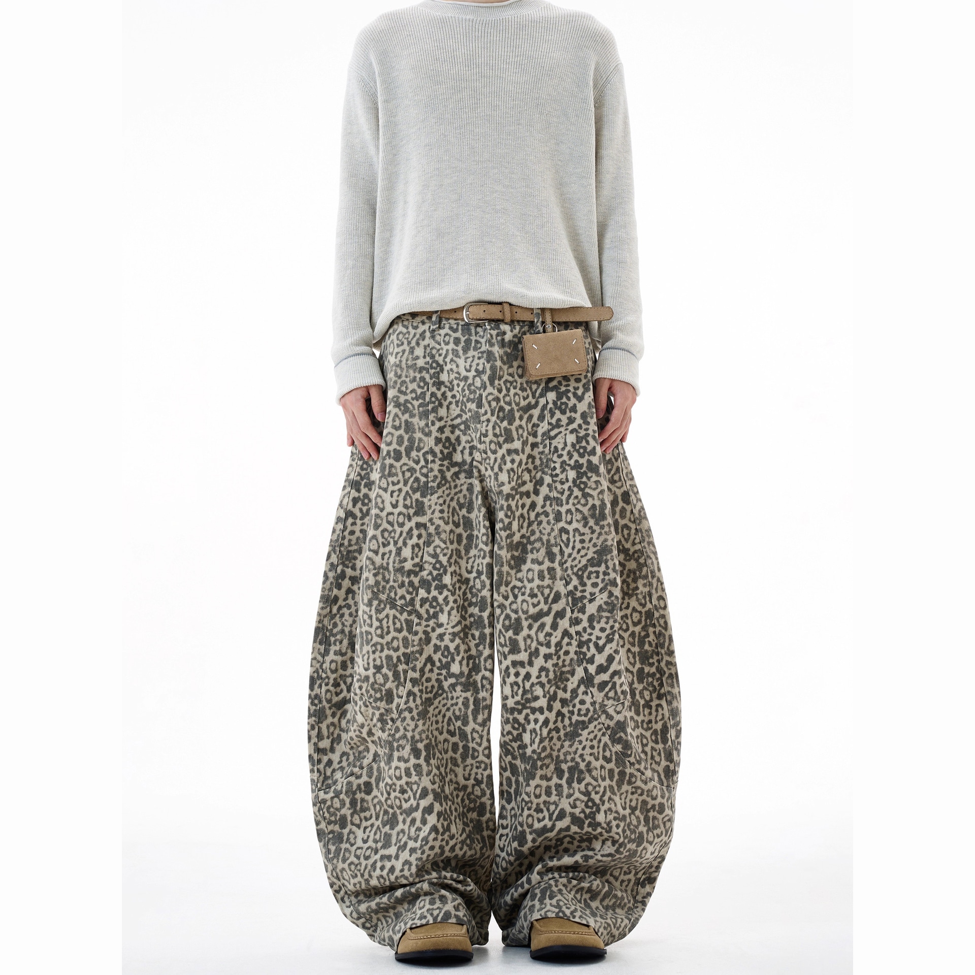 Stranger Lab Leopard Cargo Jeans — фото 3