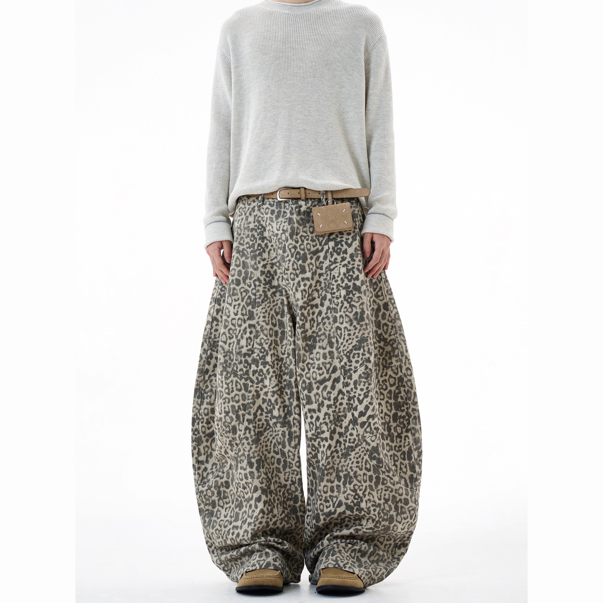 Stranger Lab Leopard Cargo Jeans — фото 5