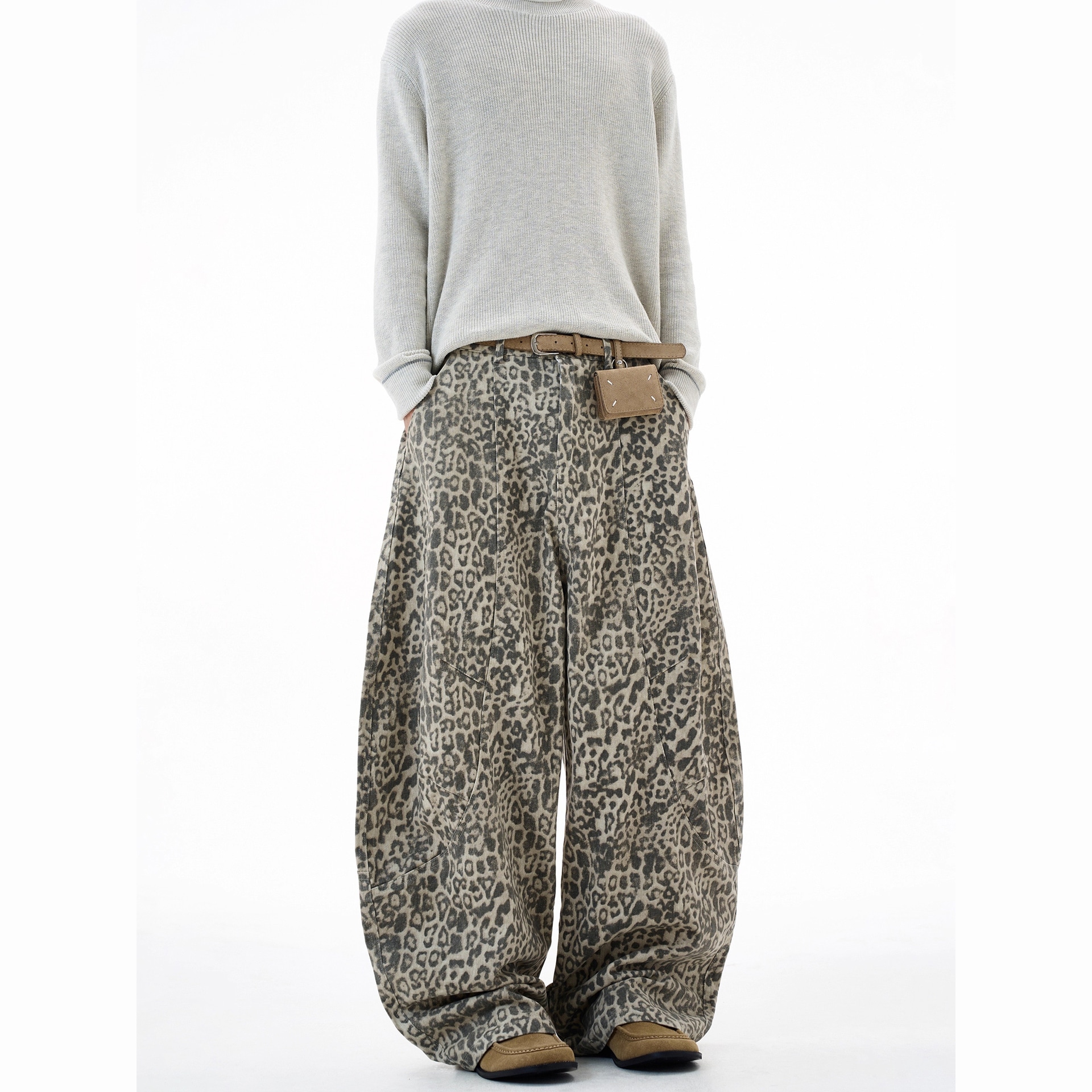 Stranger Lab Leopard Cargo Jeans — фото 6