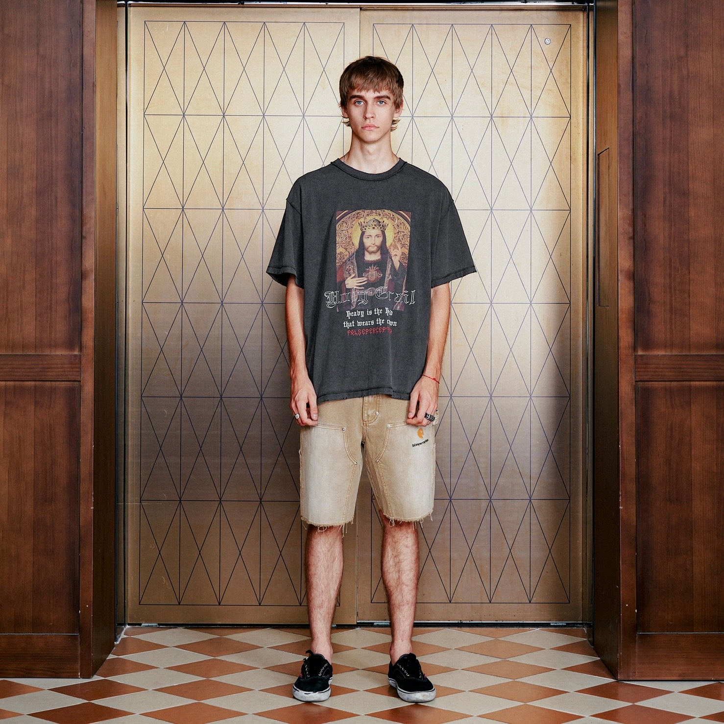 False Perception SS24 Vintage Logo Tee — фото 3