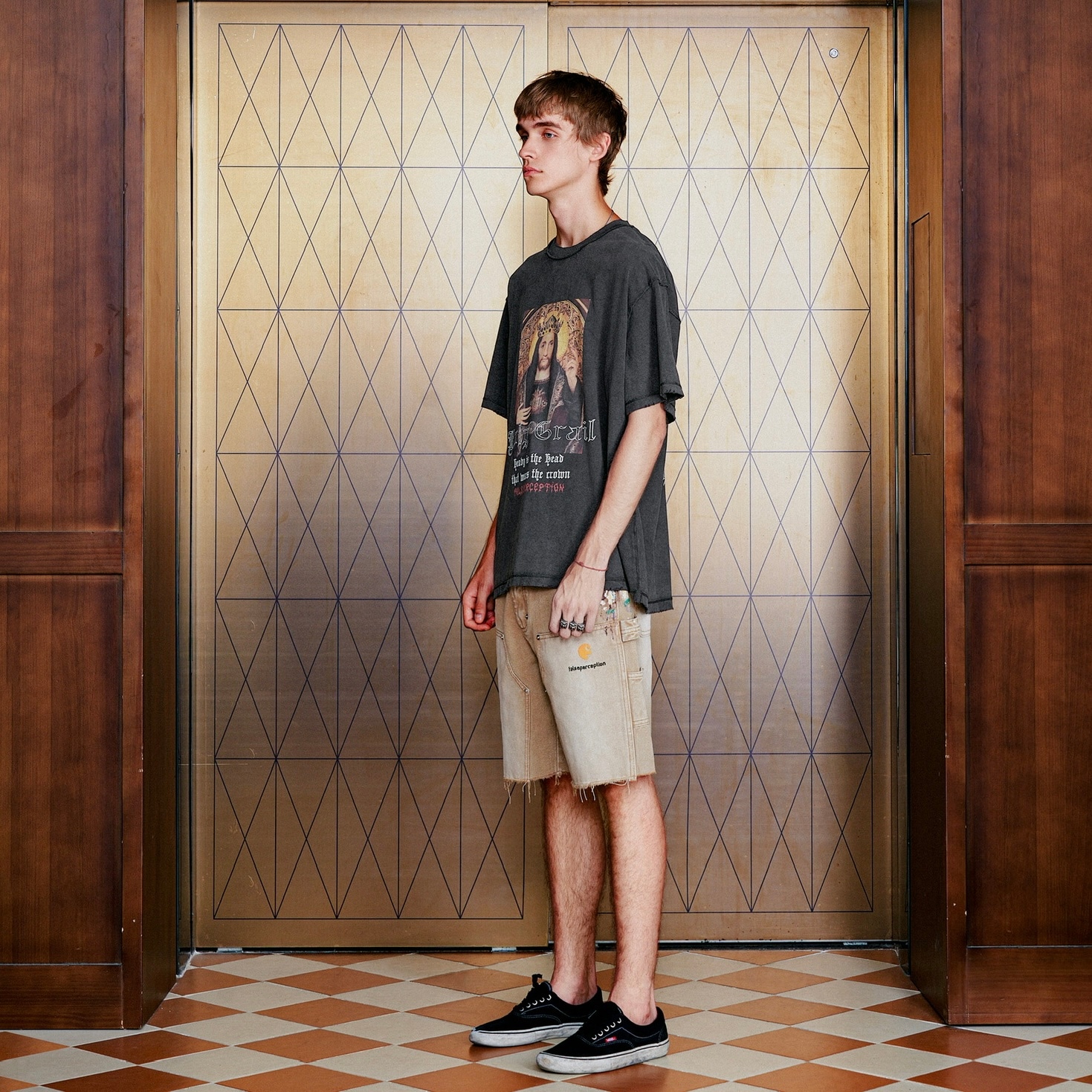 False Perception SS24 Vintage Logo Tee — фото 4