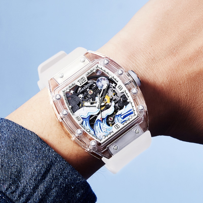 Hanboro HBR9038 White Dial — фото 3