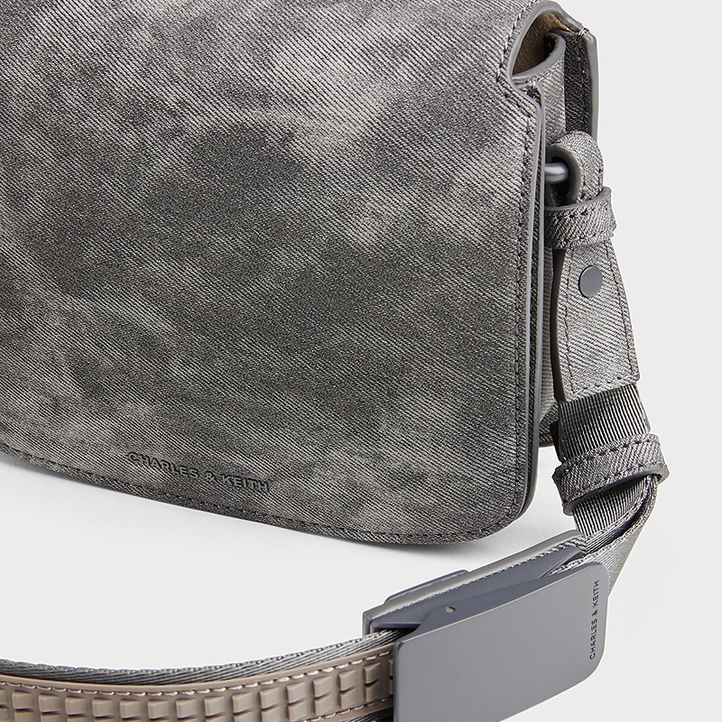 Charles&Keith CHARLESKEITH ck PU Dark Grey — фото 3