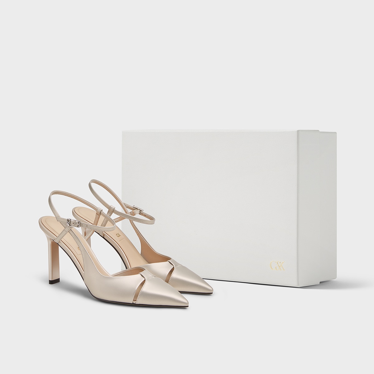 Charles&Keith Ivory Pointed Toe Heels — фото 3
