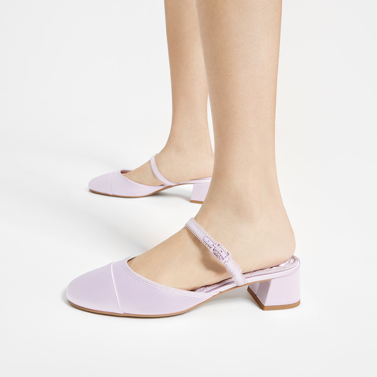 Charles&Keith CHARLESKEITH ck 4.1cm SilverLilacBlack — фото 9