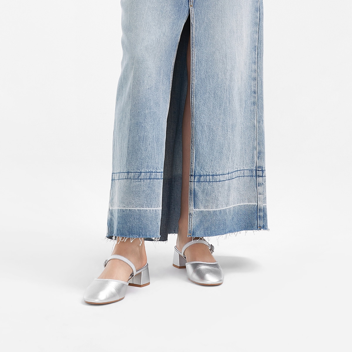 Charles&Keith CHARLESKEITH ck 4.1cm SilverLilacBlack — фото 5
