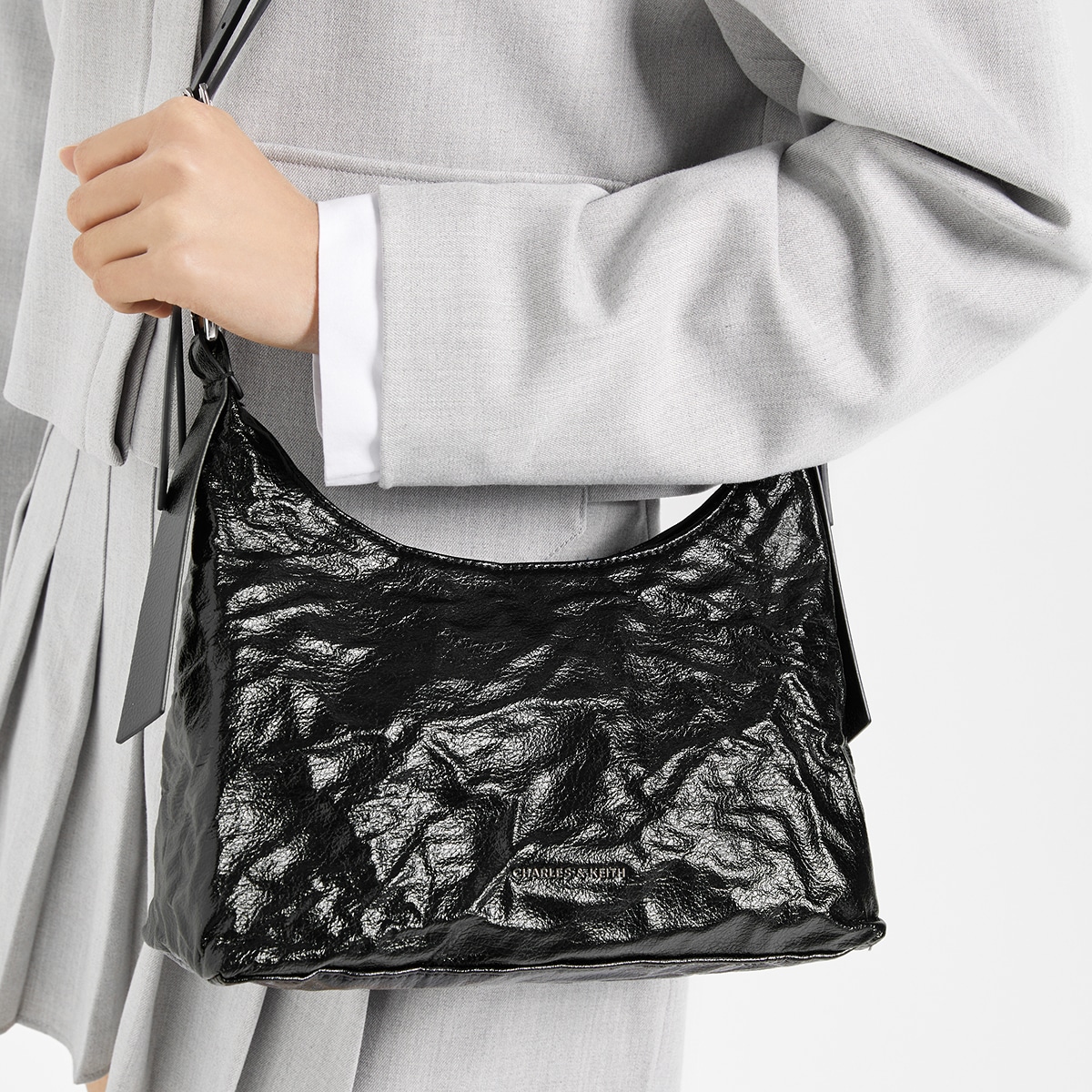 Charles&Keith CHARLESKEITH ck CreamNoirGrey — фото 3