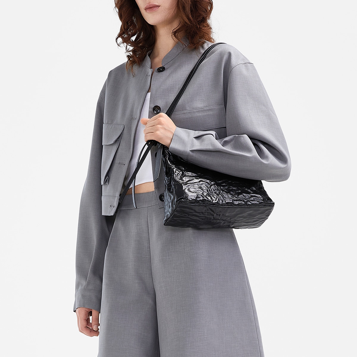 Charles&Keith CHARLESKEITH ck CreamNoirGrey — фото 4
