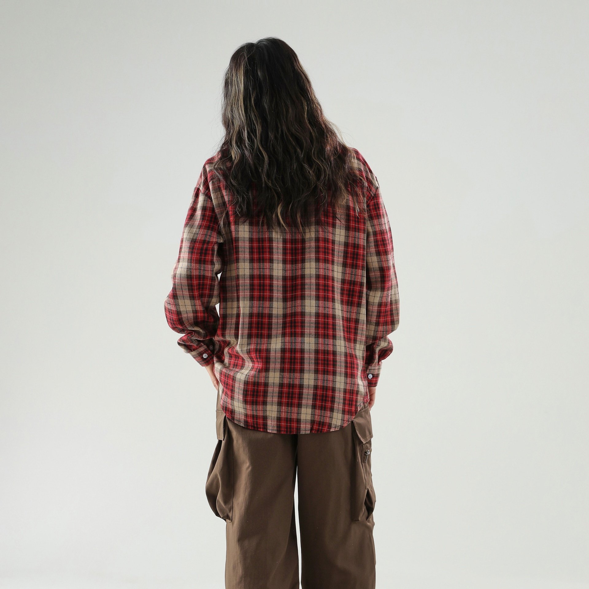 Brumaire Plaid Shirt Red — фото 4
