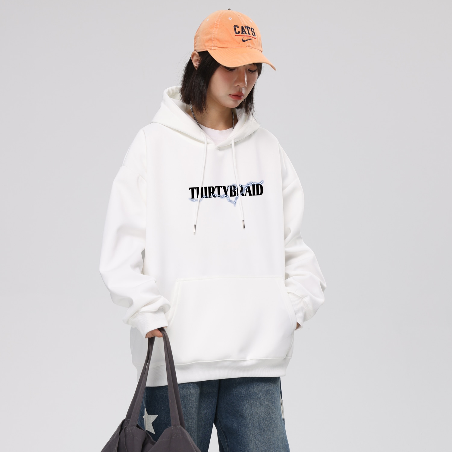 30Braid Vintage Graffiti Pullover Sweatshirt — фото 2