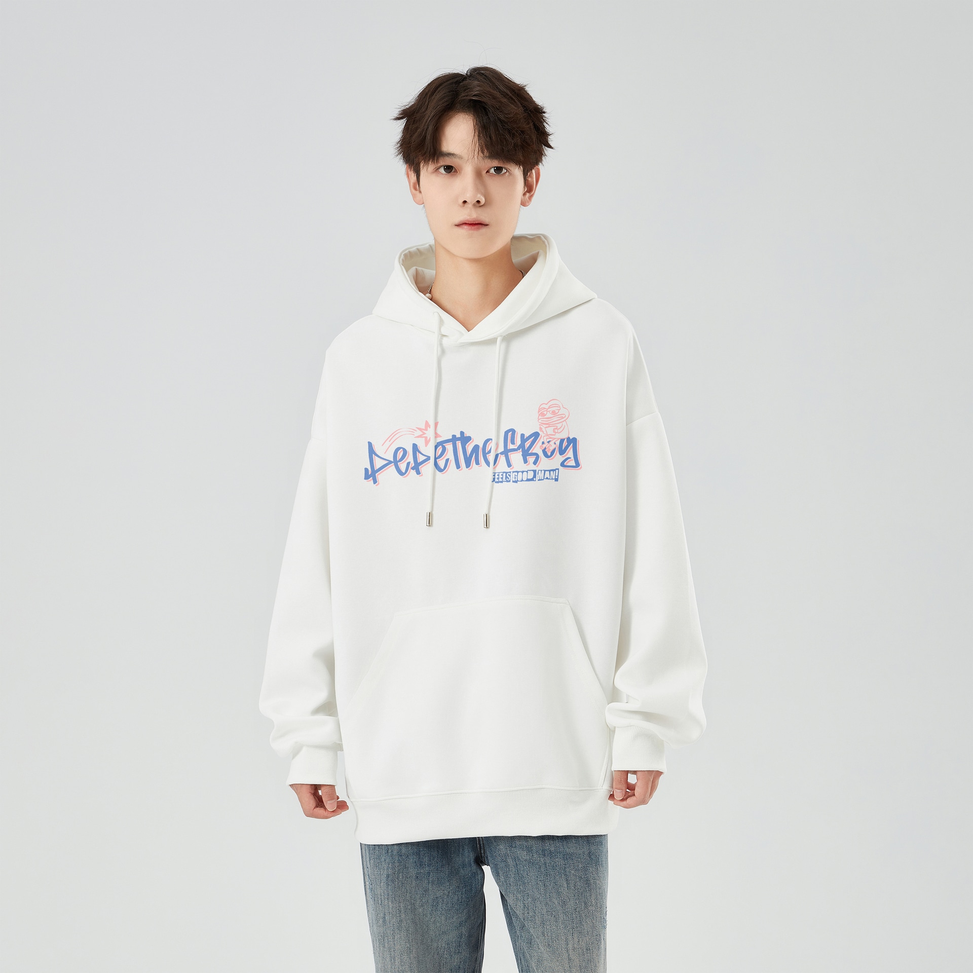 Pepe The Frog Logo Hoodie — фото 6
