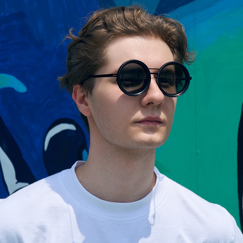 Cyxus Retro Round Sunglasses — фото 3