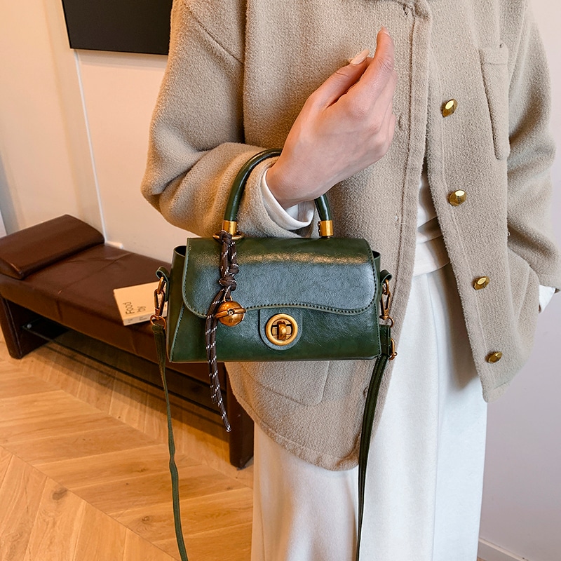 Hcxk Vintage PU Shoulder Bag — фото 6