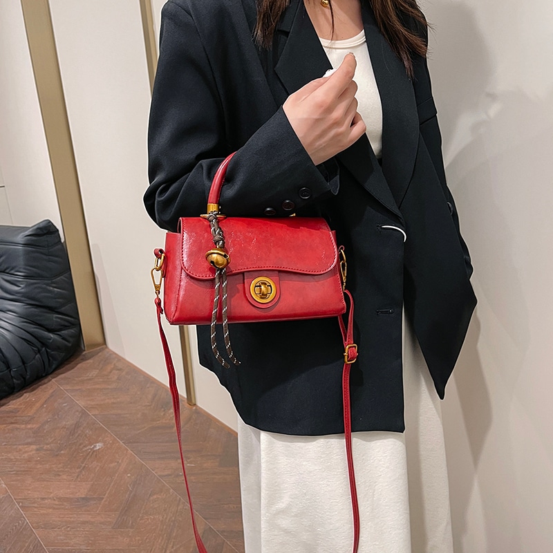 Hcxk Vintage PU Shoulder Bag — фото 11