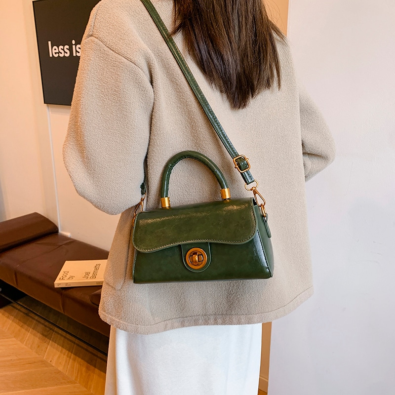 Hcxk Vintage PU Shoulder Bag — фото 9